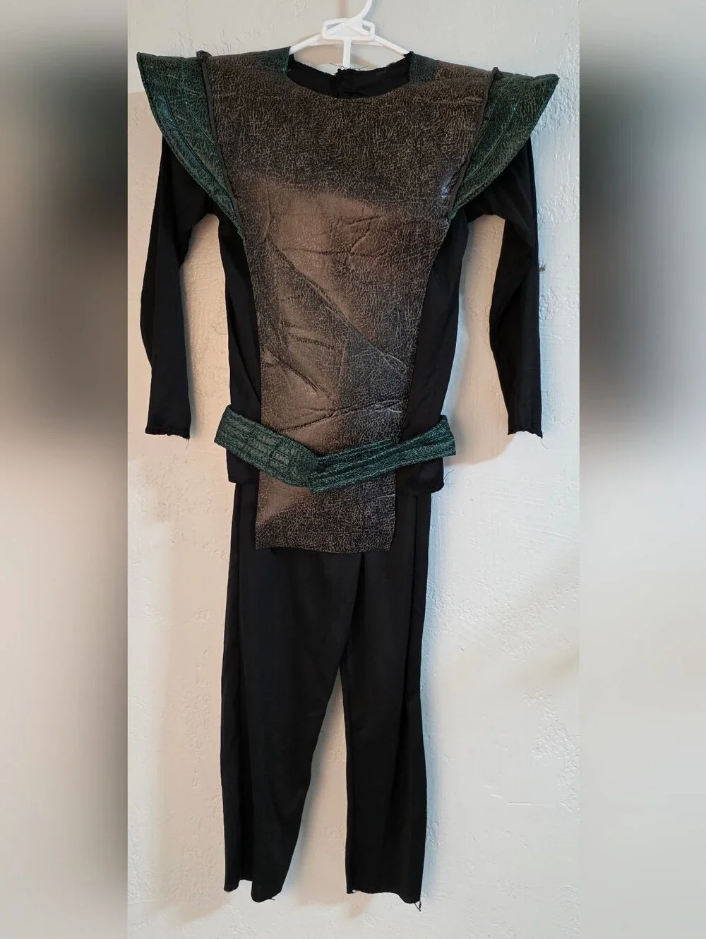 Spirit Halloween Leather Ninja Full Costume Set Kids Medium 8-10 Complete Kit